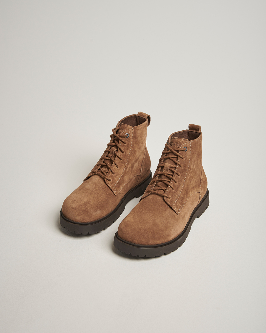 Men | Boots | BIRKENSTOCK | Highwood Suede Lace Boot Dark Tea