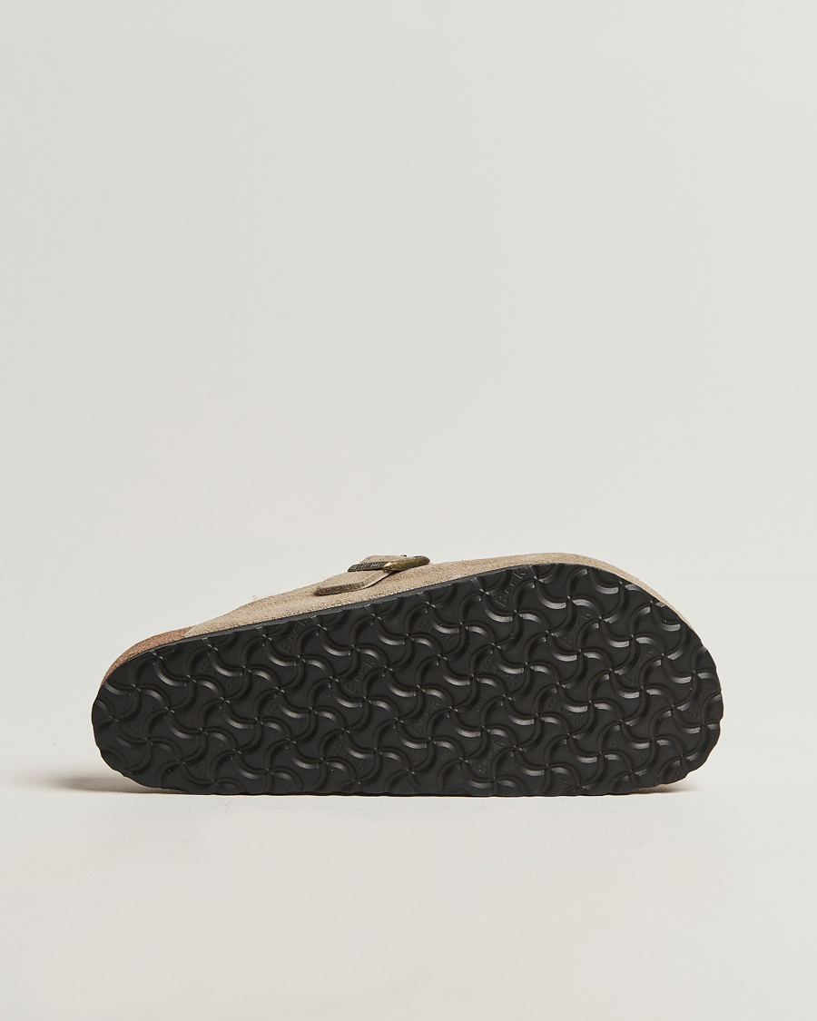 Men | Sandals & Slides | BIRKENSTOCK | Boston Shearling Taupe Suede