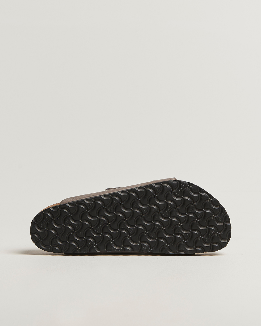 Men | Sandals & Slides | BIRKENSTOCK | Arizona Soft Footbed Iron Oiled Leather