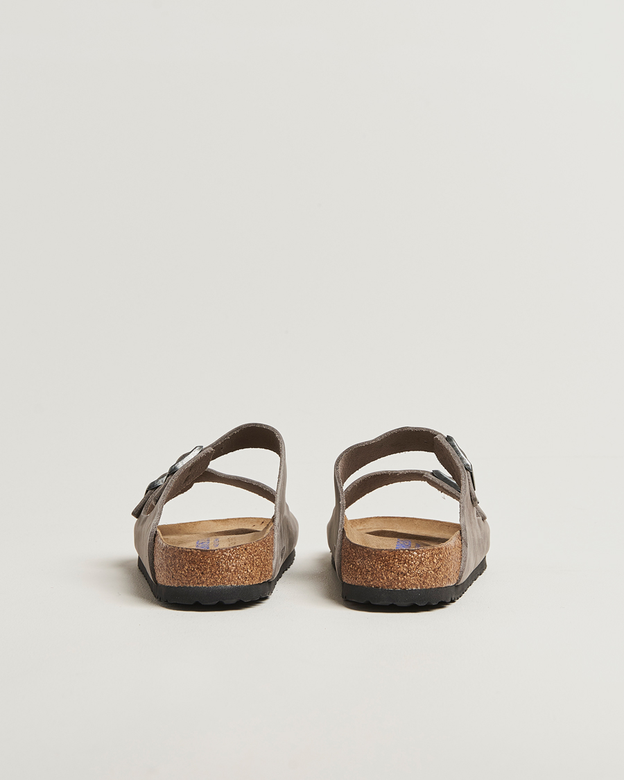 Men | Sandals & Slides | BIRKENSTOCK | Arizona Soft Footbed Iron Oiled Leather