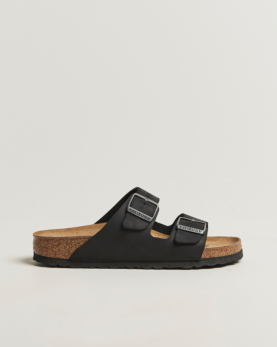 Men | Sandals & Slides | BIRKENSTOCK | Woman Arizona Classic Footbed Black Oiled Leather