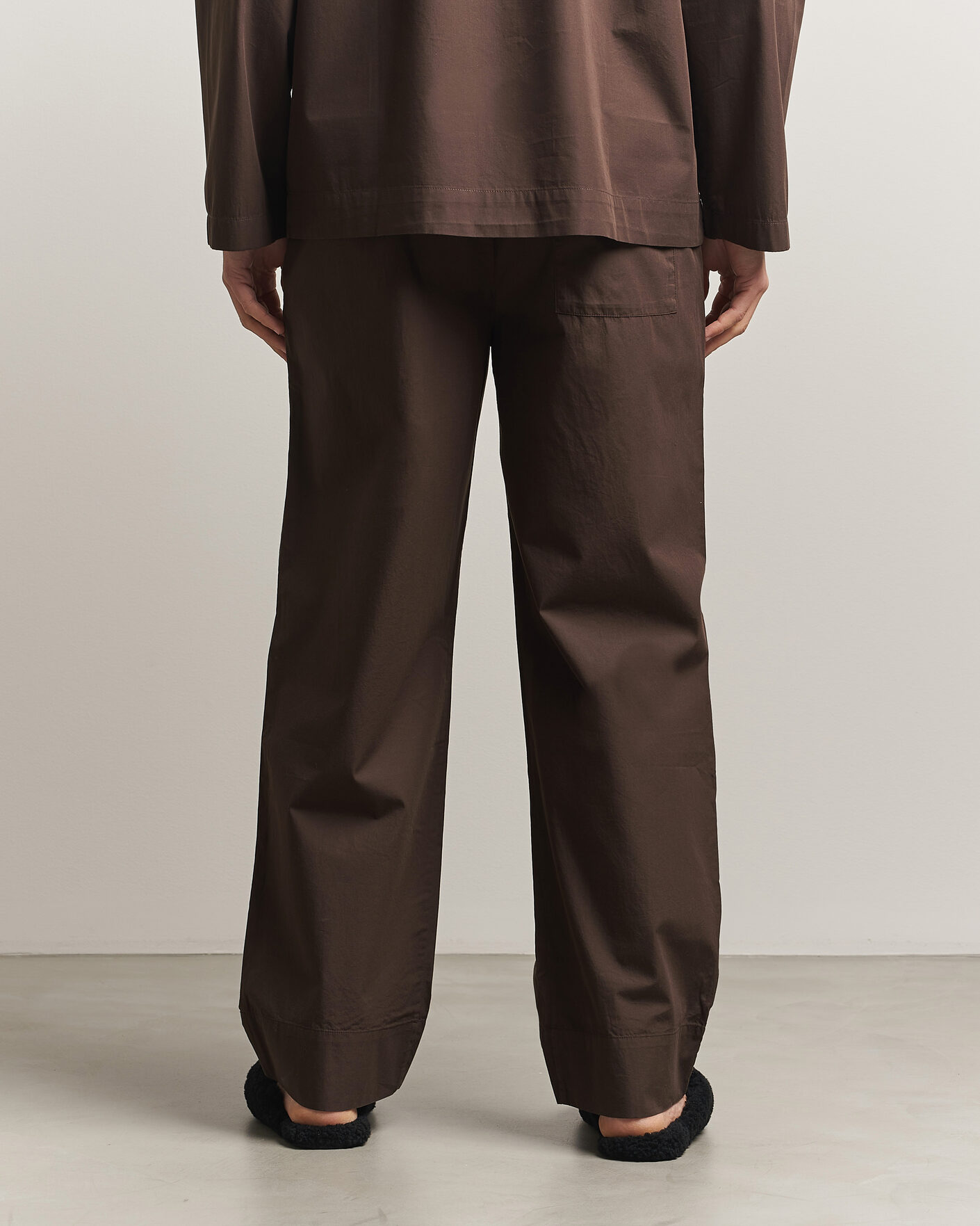 Men | Pyjamas & Robes | Tekla | Poplin Pyjama Pants Coffee