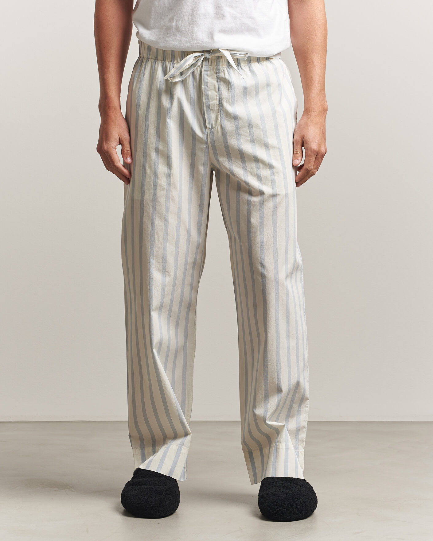 Men | Pyjamas & Robes | Tekla | Poplin Pyjama Pants Needle Stripes