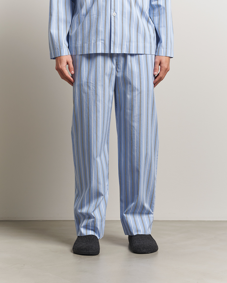 Men | Pyjamas & Robes | Tekla | Poplin Pyjama Pants Stave Stripes