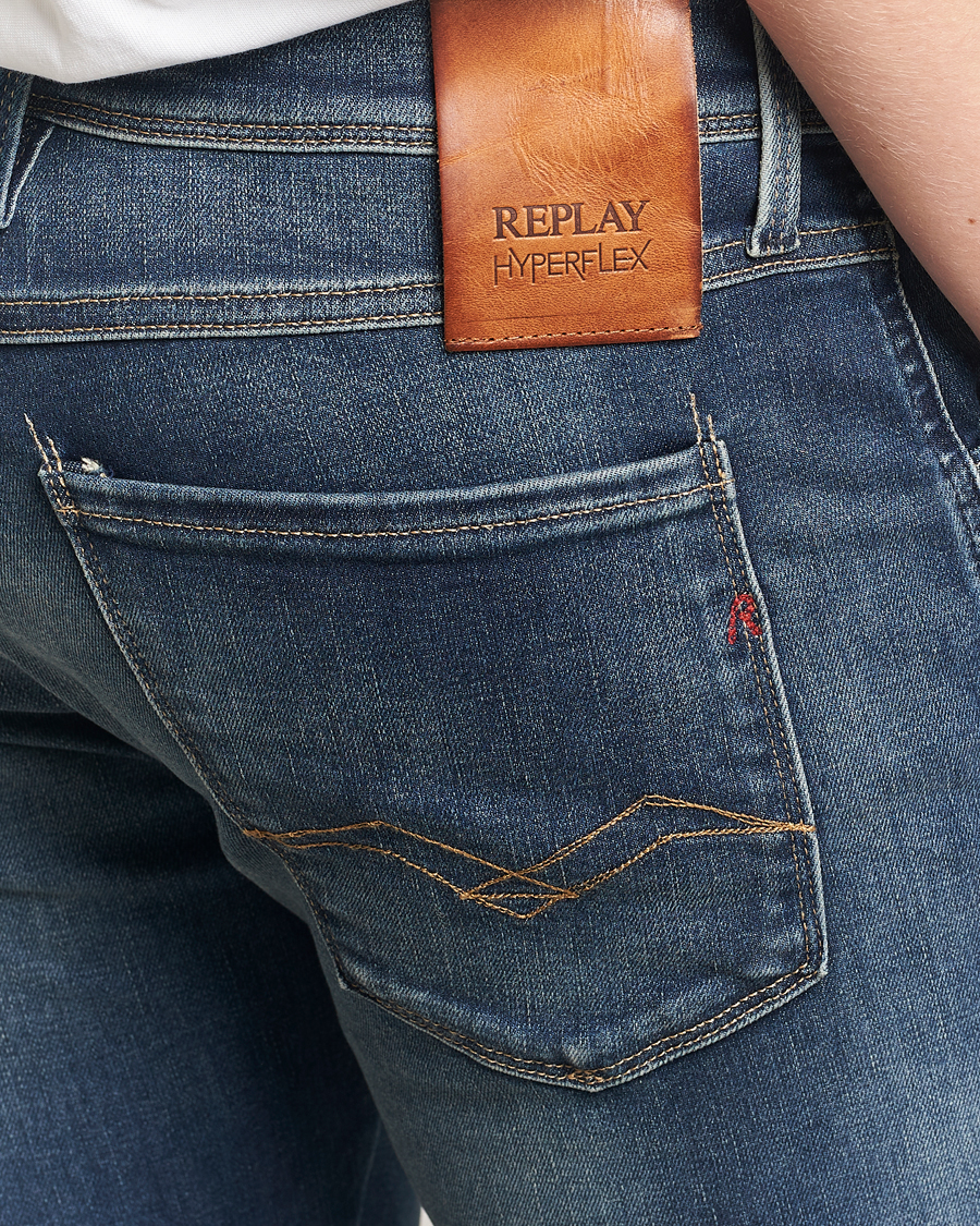 Men | Jeans | Replay | Anbass Hyperflex Dust Jeans Dark Blue