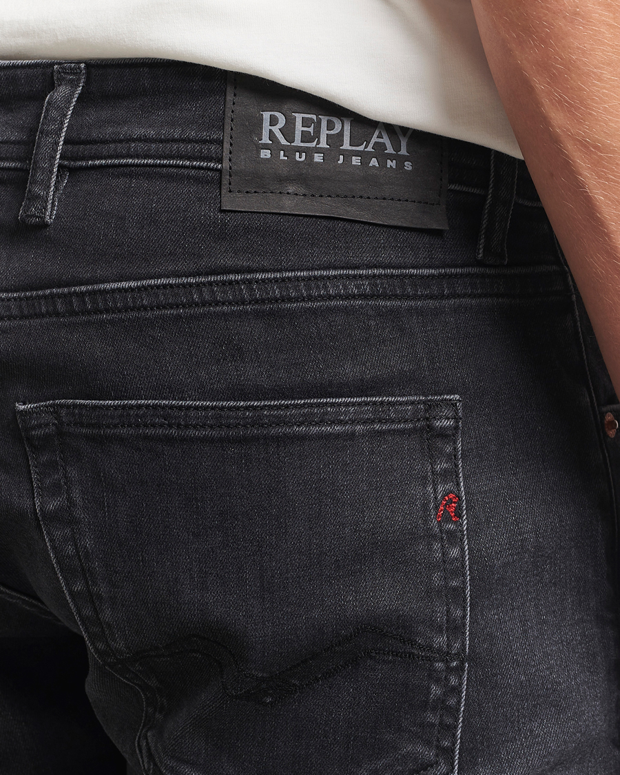 Men | Jeans | Replay | Grover Super Stretch DNA Jeans Washed Black