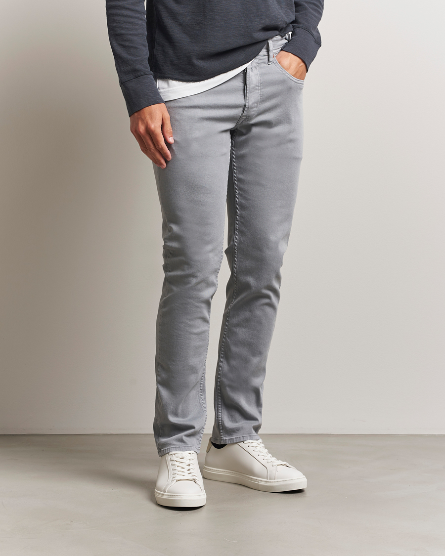 Men | Trousers | Replay | Grover Bullstretch 5-Pocket Pants Light Grey