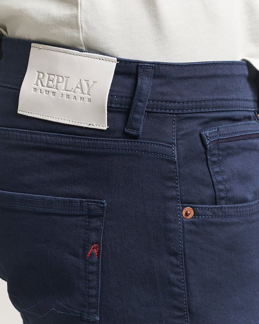 Men | Trousers | Replay | Grover Bullstretch 5-Pocket Pants Navy