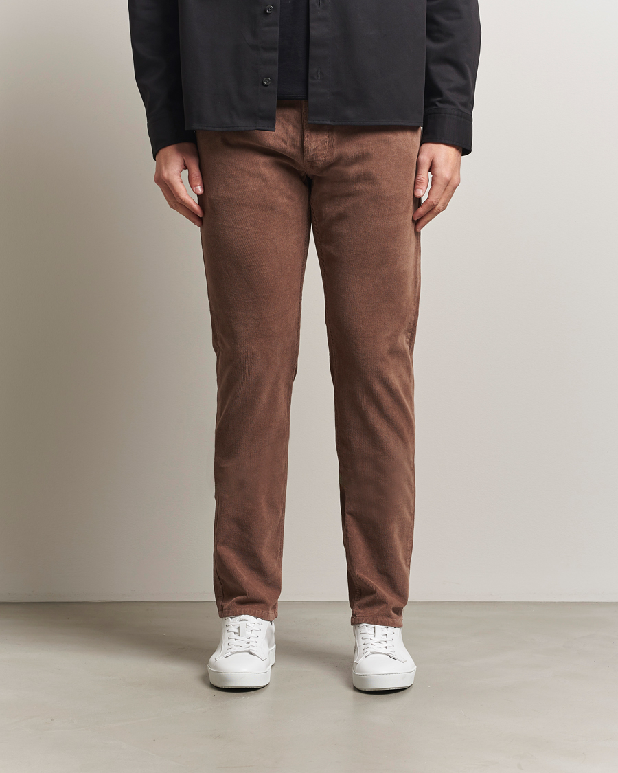 Men | Trousers | Replay | Grover Corduroy 5-Pocket Pants Biscuit Brown