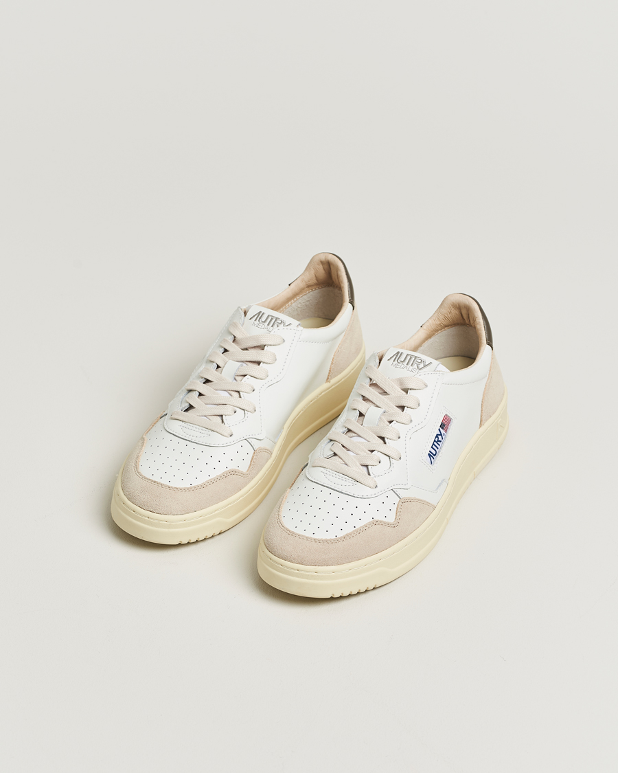 Men | Sneakers | Autry | Medalist Low Sneaker White/Morel