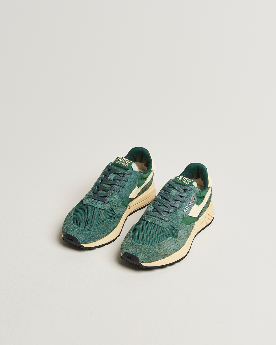 Men | Sneakers | Autry | Reelwind Running Sneaker Bottle Green/Beige
