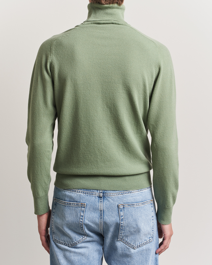 Men | Sweaters & Knitwear | Altea | Wool/Cashmere Rollneck Green