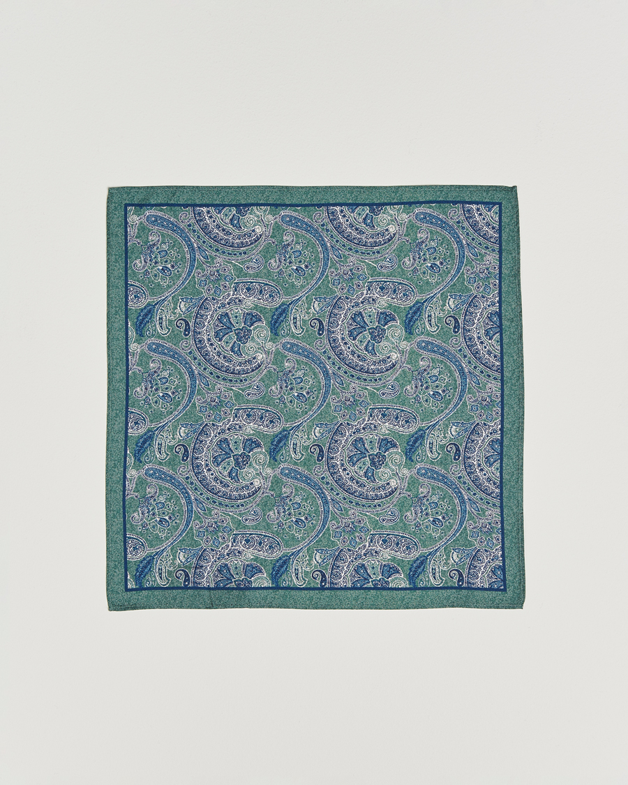 Men | Ties | Amanda Christensen | Box Set Silk 8 cm Tie And Pocket Square Dark Green