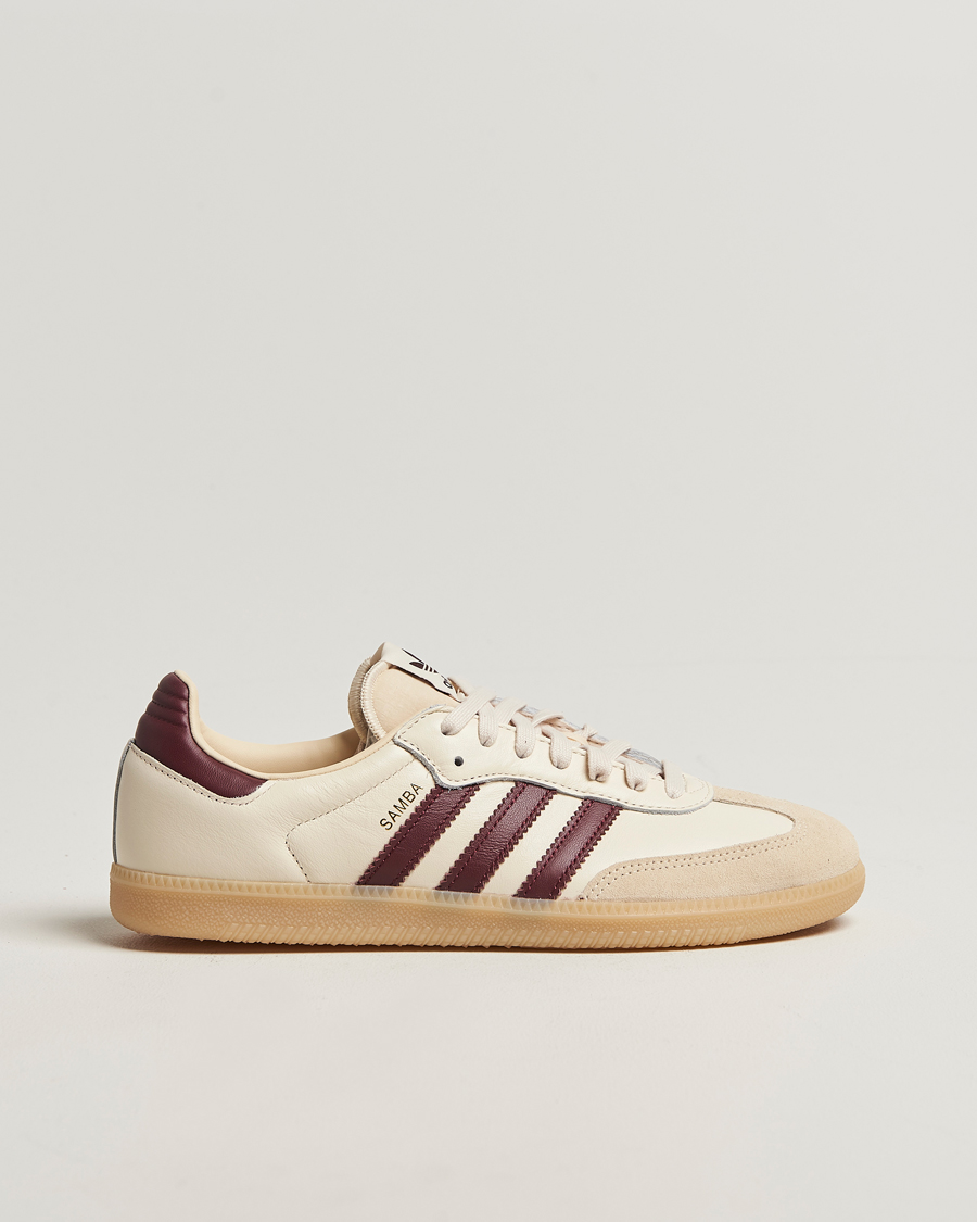 Men | Sneakers | adidas Originals | Samba OG Sneaker Off White/Red