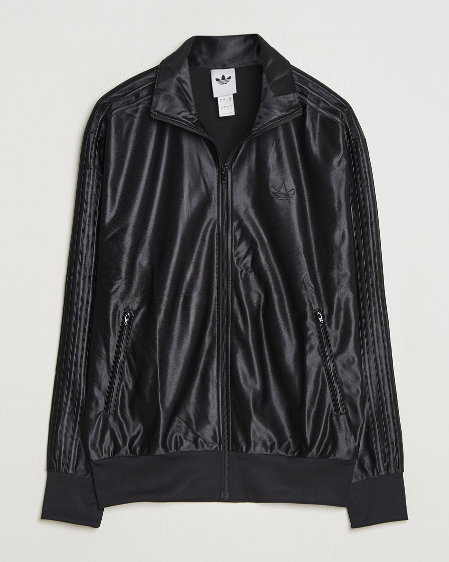 Men | Sweaters & Knitwear | adidas Originals | Firebird Tonal Track Jacket Black