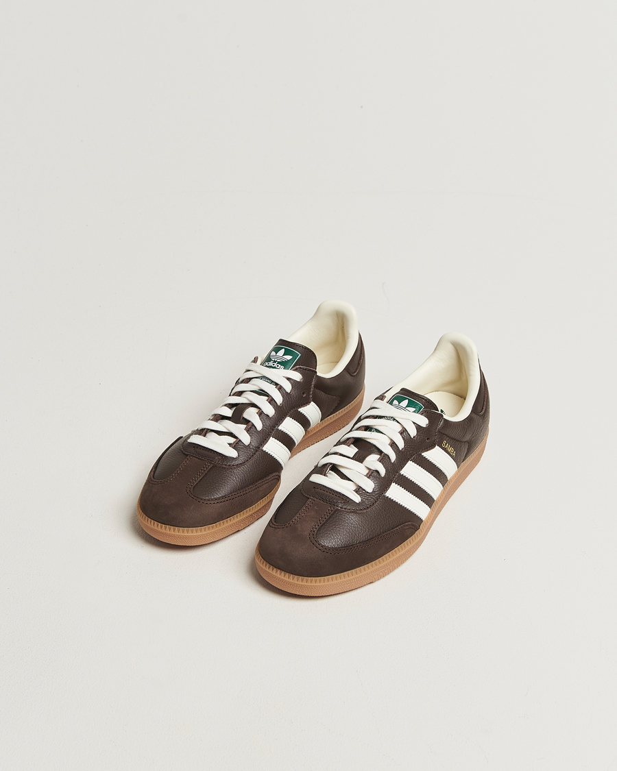 Men | Sneakers | adidas Originals | Samba OG Sneaker Dark Brown/Off White