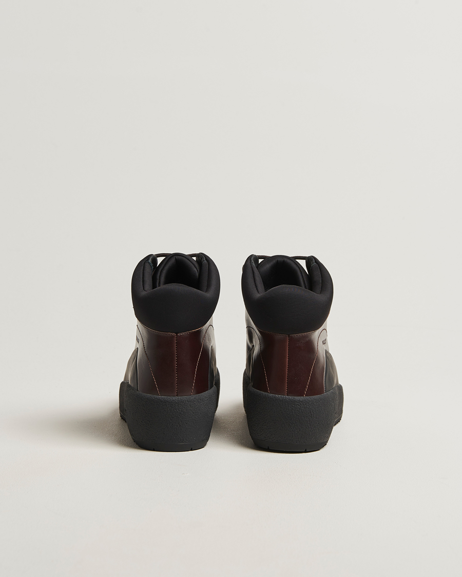 Men | Boots | Bally | Calys Laced Curling Boot Brown/Black