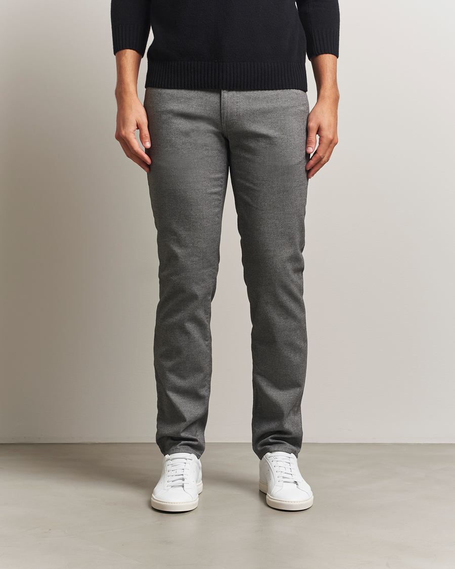 Men | Trousers | Brax | Cadiz Woo.Look 5-Pocket Pants Graphit