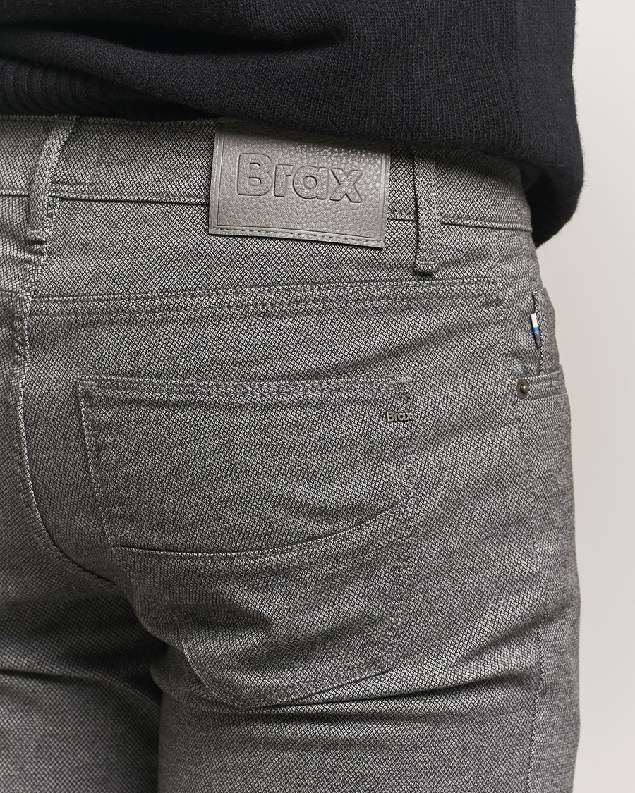 Men | Trousers | Brax | Cadiz Woo.Look 5-Pocket Pants Graphit
