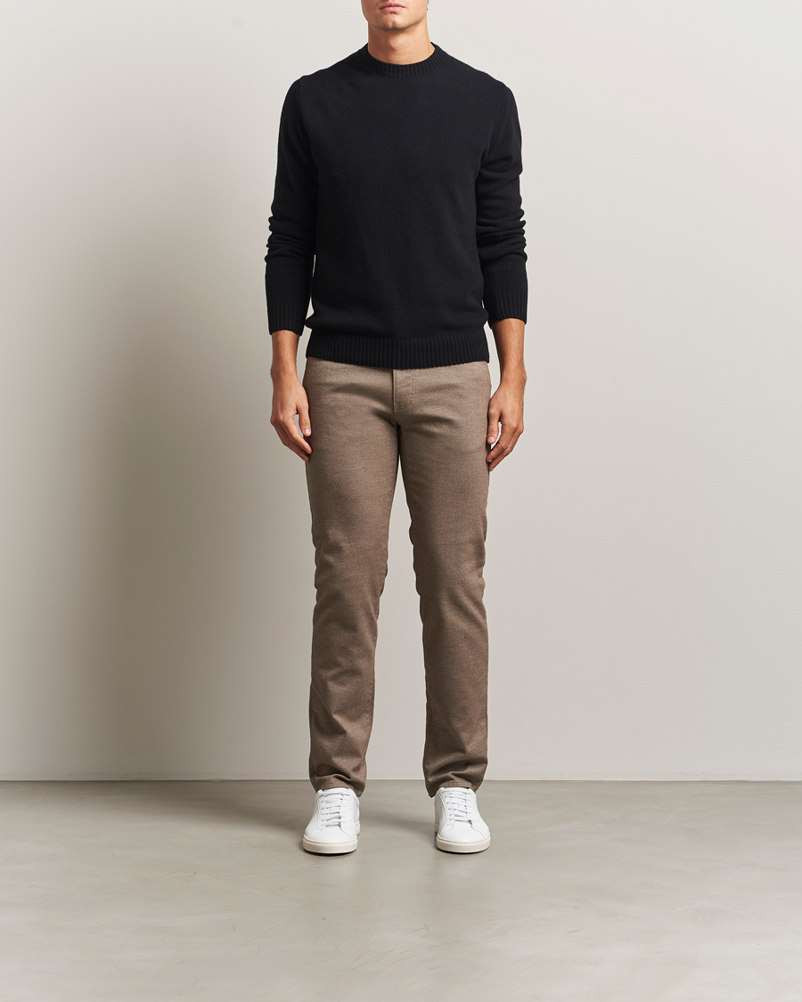 Men | Trousers | Brax | Cadiz Woo.Look 5-Pocket Pants Camel
