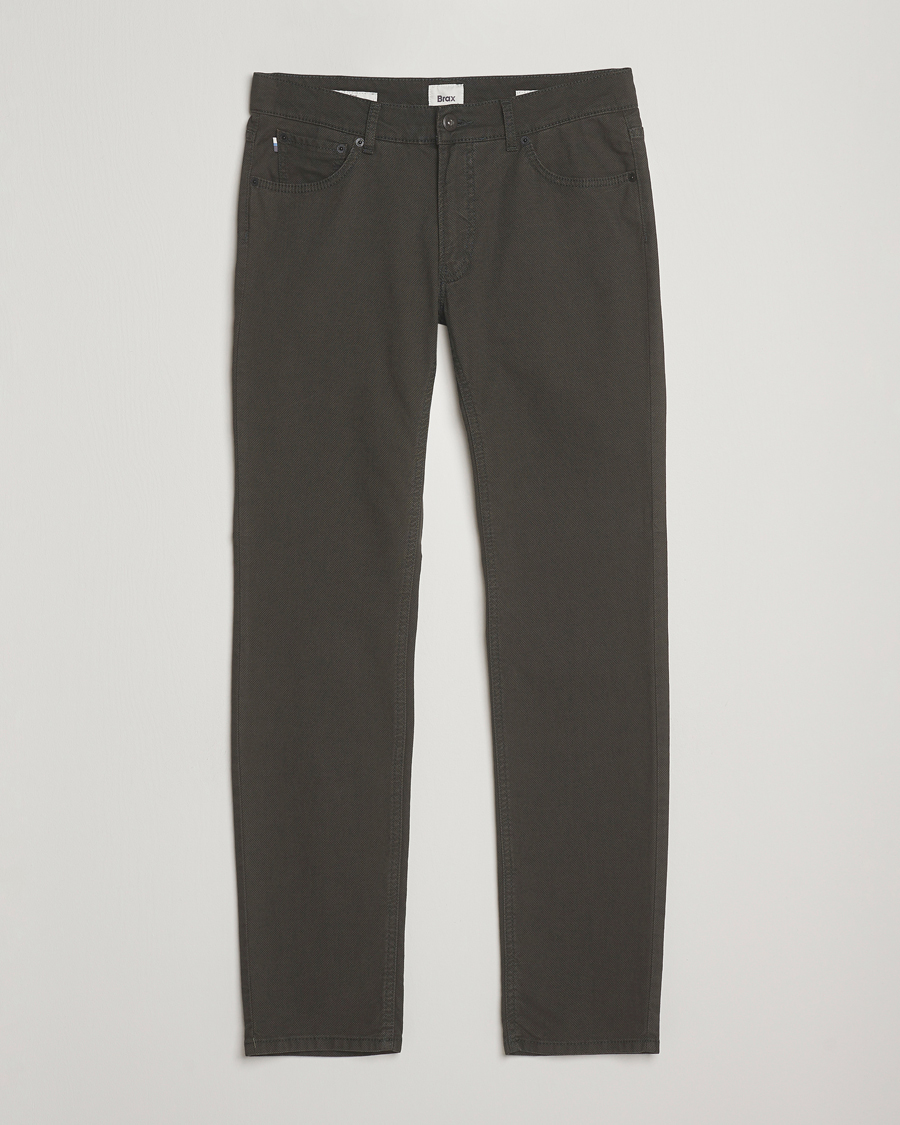 Men | Trousers | Brax | Chuck Hi-Flex 5-Pocket Pants Olive