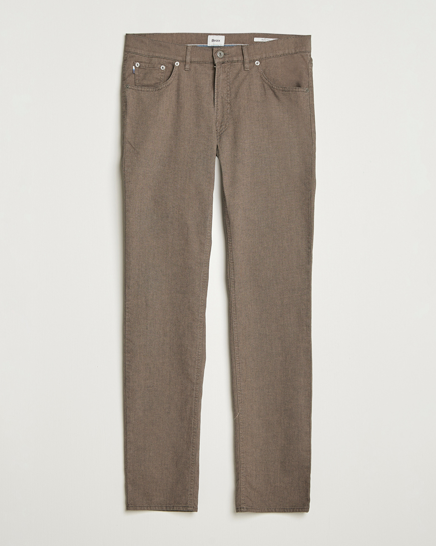 Men | Trousers | Brax | Chuck Hi-Flex 5-Pocket Pants Walnut