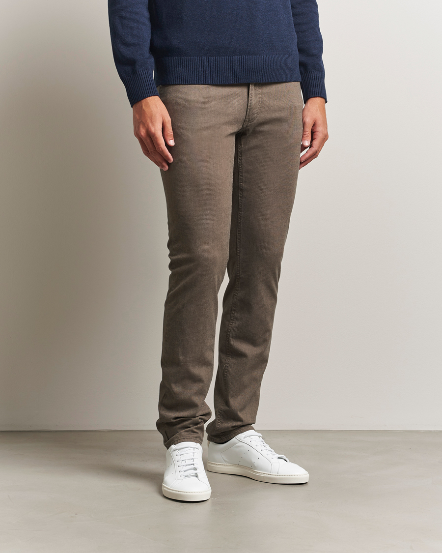 Men | Trousers | Brax | Chuck Hi-Flex 5-Pocket Pants Walnut