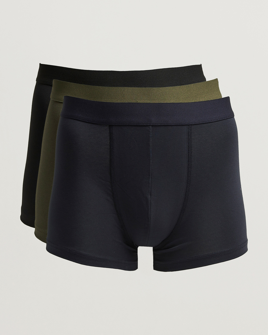 Men | Underwear & Socks | Bread & Boxers | 3-Pack Boxer Brief Black/Navy/Green