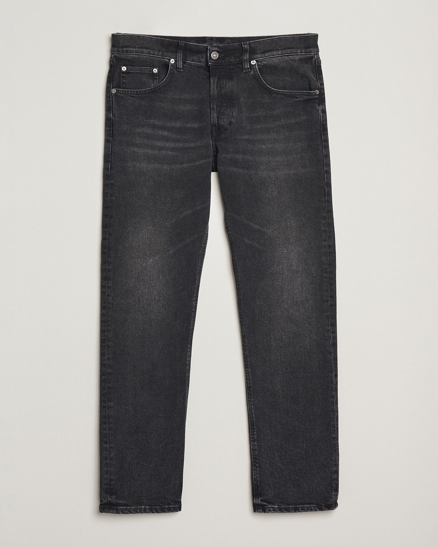 Men | Jeans | Dondup | Icon Regular Fit Jeans Washed Black