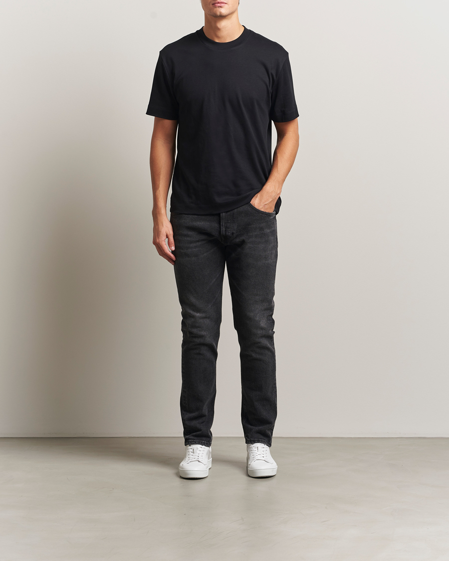 Men | Jeans | Dondup | Icon Regular Fit Jeans Washed Black