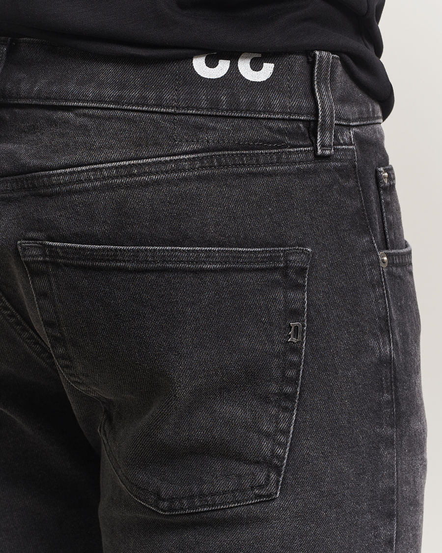 Men | Jeans | Dondup | Icon Regular Fit Jeans Washed Black