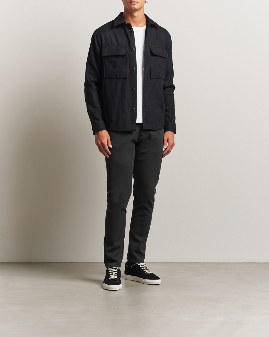Men | Trousers | Dondup | Icon Bullstretch 5-Pocket Pants Dark Grey