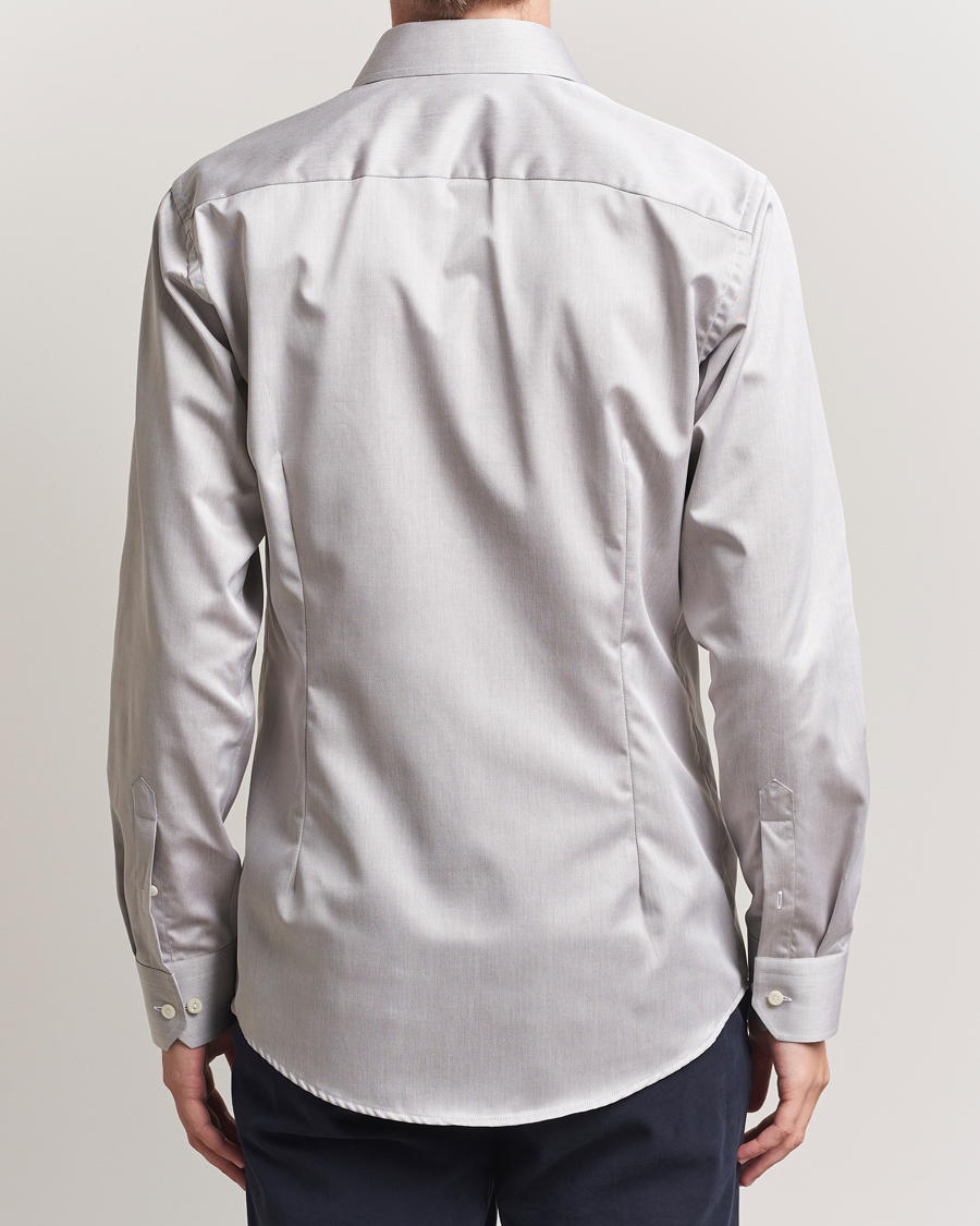 Men | Shirts | Eton | Slim Fit Signature Twill Shirt Beige