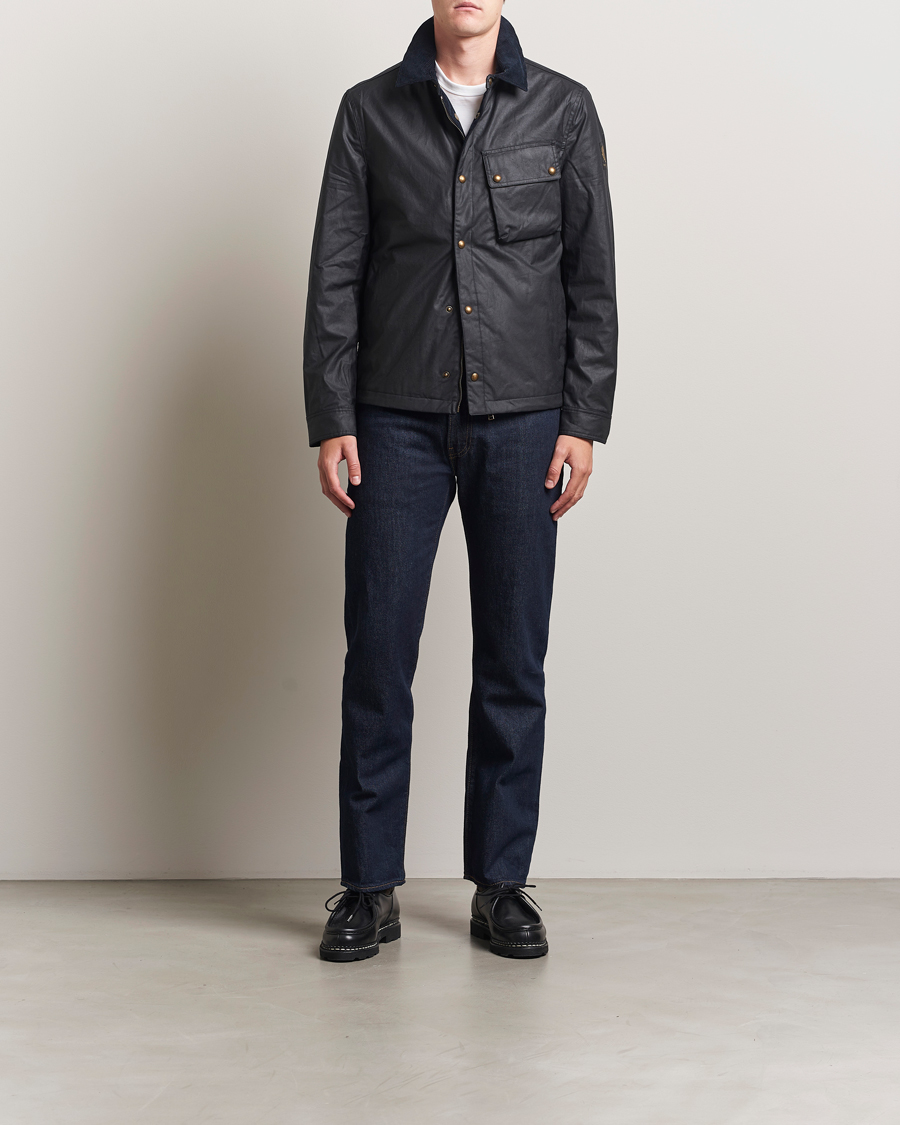 Men | Coats & Jackets | Belstaff | Ground Wax Jacket Dark Navy