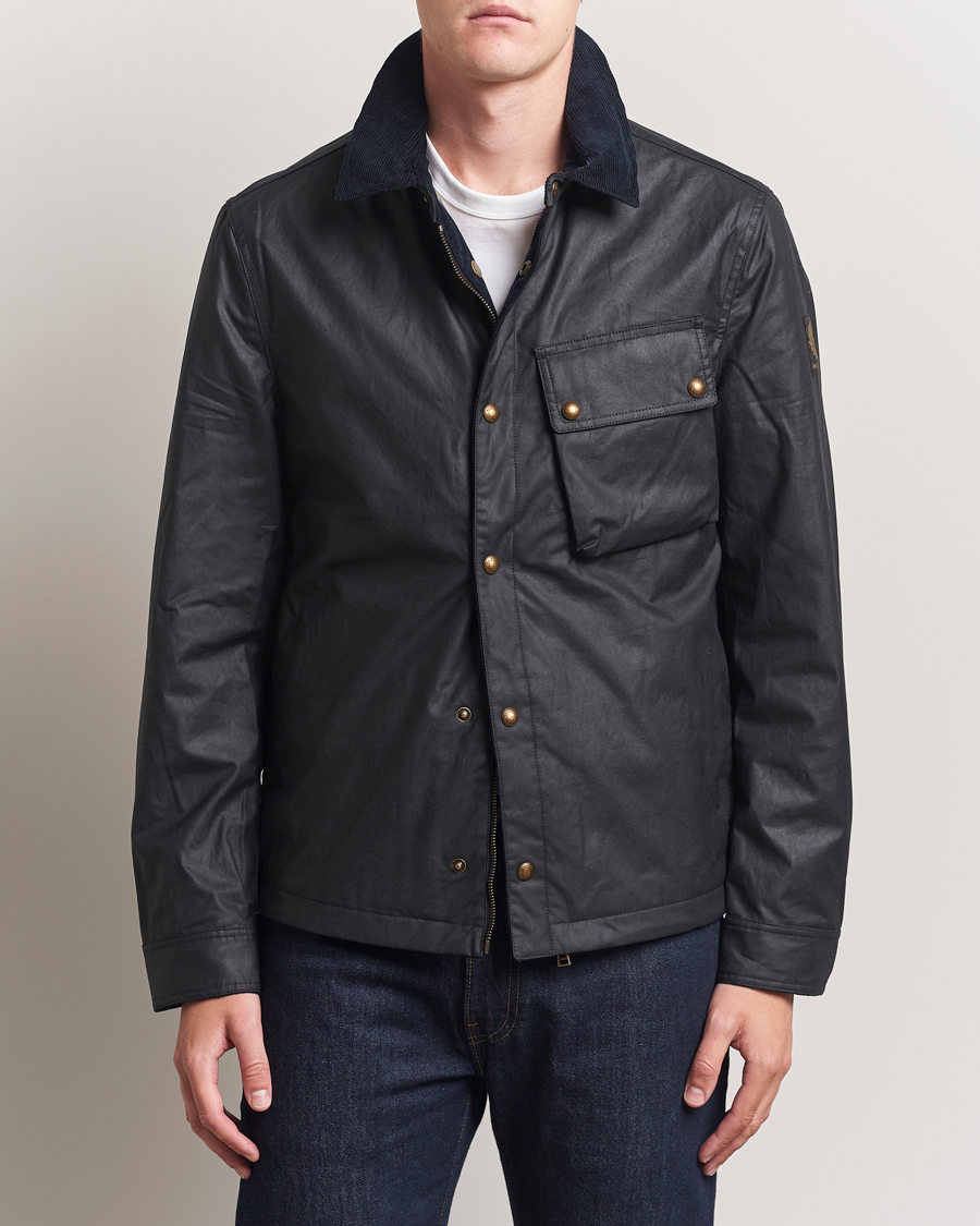 Men | Coats & Jackets | Belstaff | Ground Wax Jacket Dark Navy