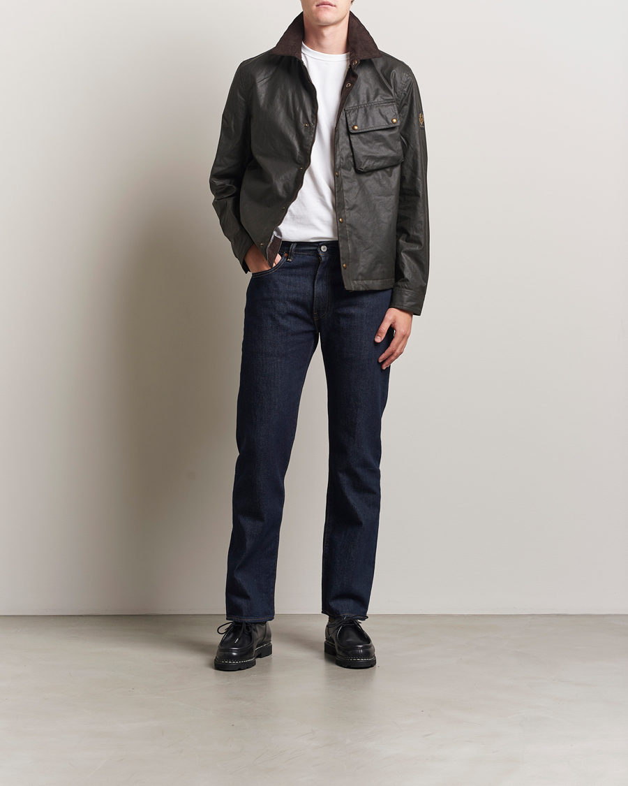 Men | Coats & Jackets | Belstaff | Ground Wax Jacket Faded Olive