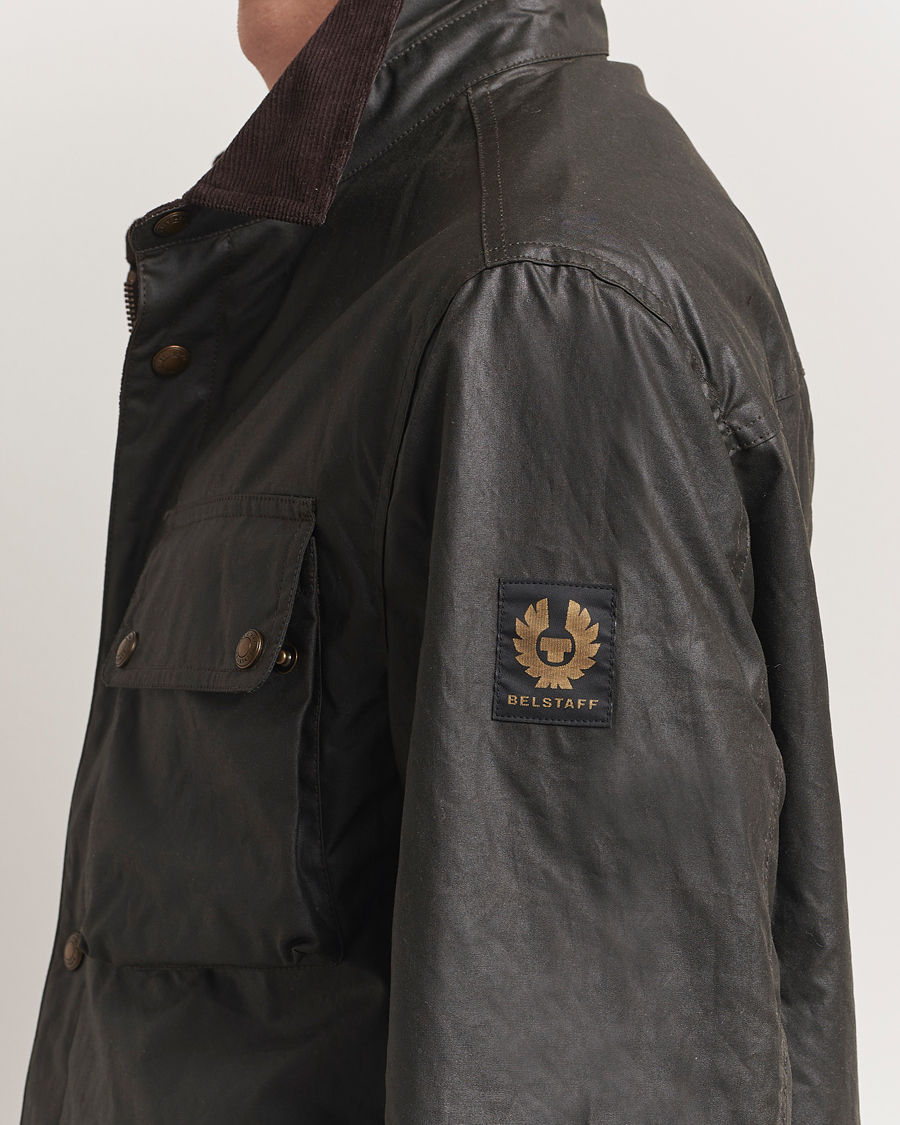 Men | Coats & Jackets | Belstaff | Ground Wax Jacket Faded Olive