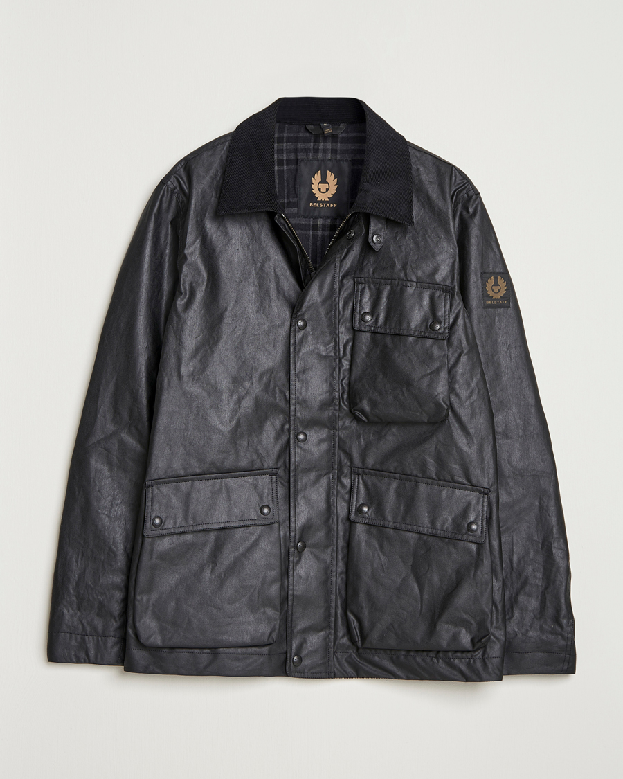 Men | Coats & Jackets | Belstaff | Incline Wax Jacket Black