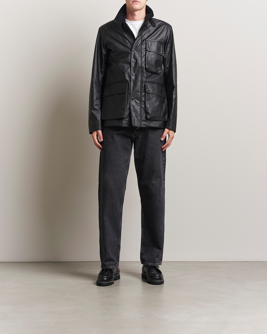 Men | Coats & Jackets | Belstaff | Incline Wax Jacket Black