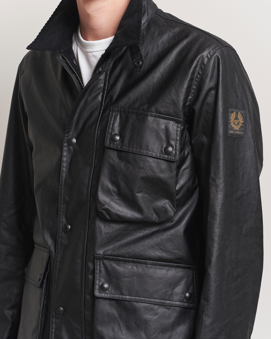 Men | Coats & Jackets | Belstaff | Incline Wax Jacket Black