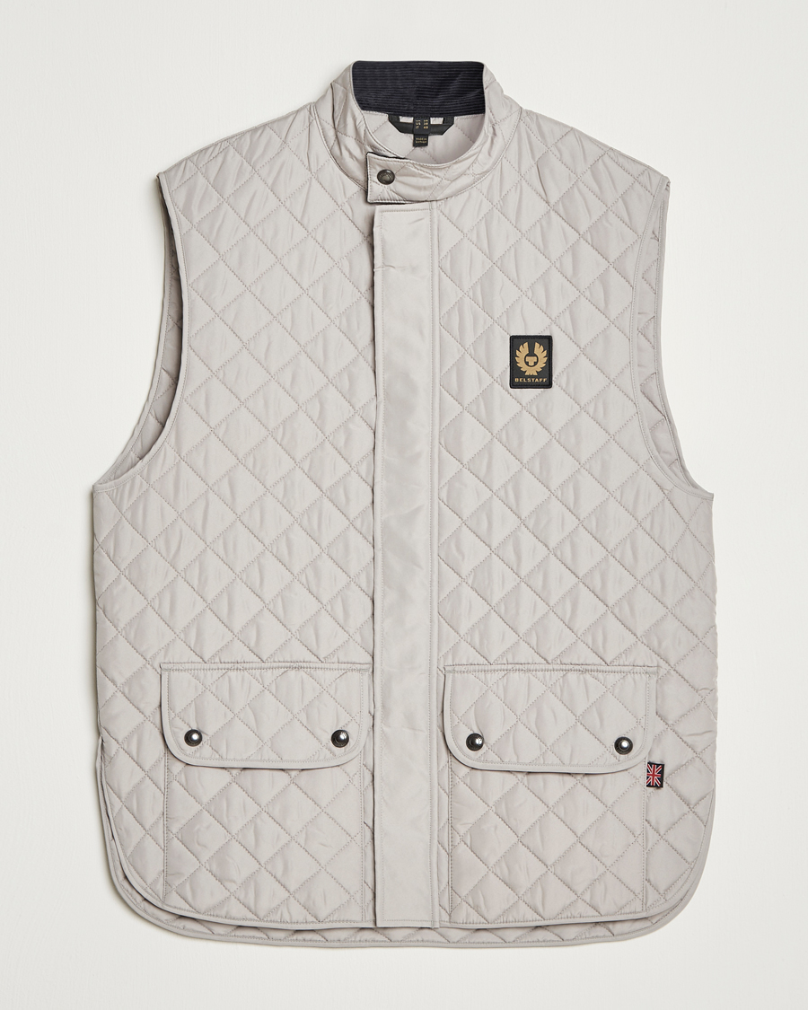 Men | Gilets | Belstaff | Icon Gilet Cement Grey