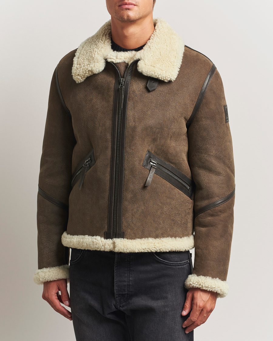 Men | Coats & Jackets | Belstaff | Winterbrook Sherling Jacket Light Brown
