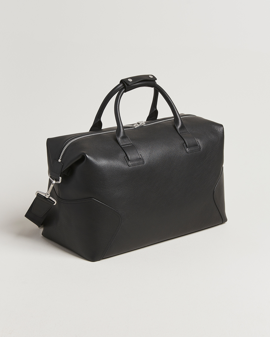 Men | Bags | Belstaff | Ronson Leather Weekender Bag Black