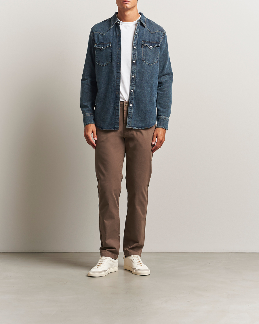 Men | Trousers | Dockers | Cotton Slim Chino Chocolate Chip
