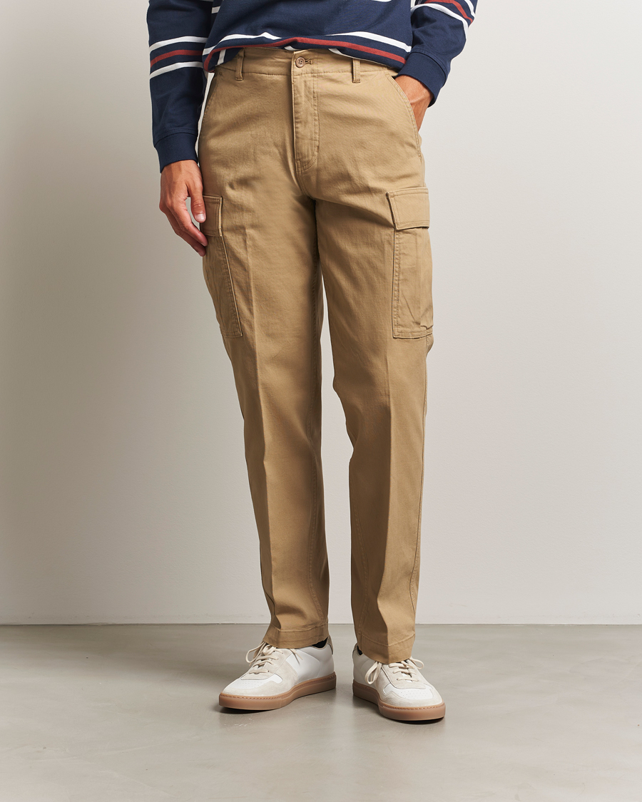 Men | Trousers | Dockers | Straight Cargo Pants Harvest Gold