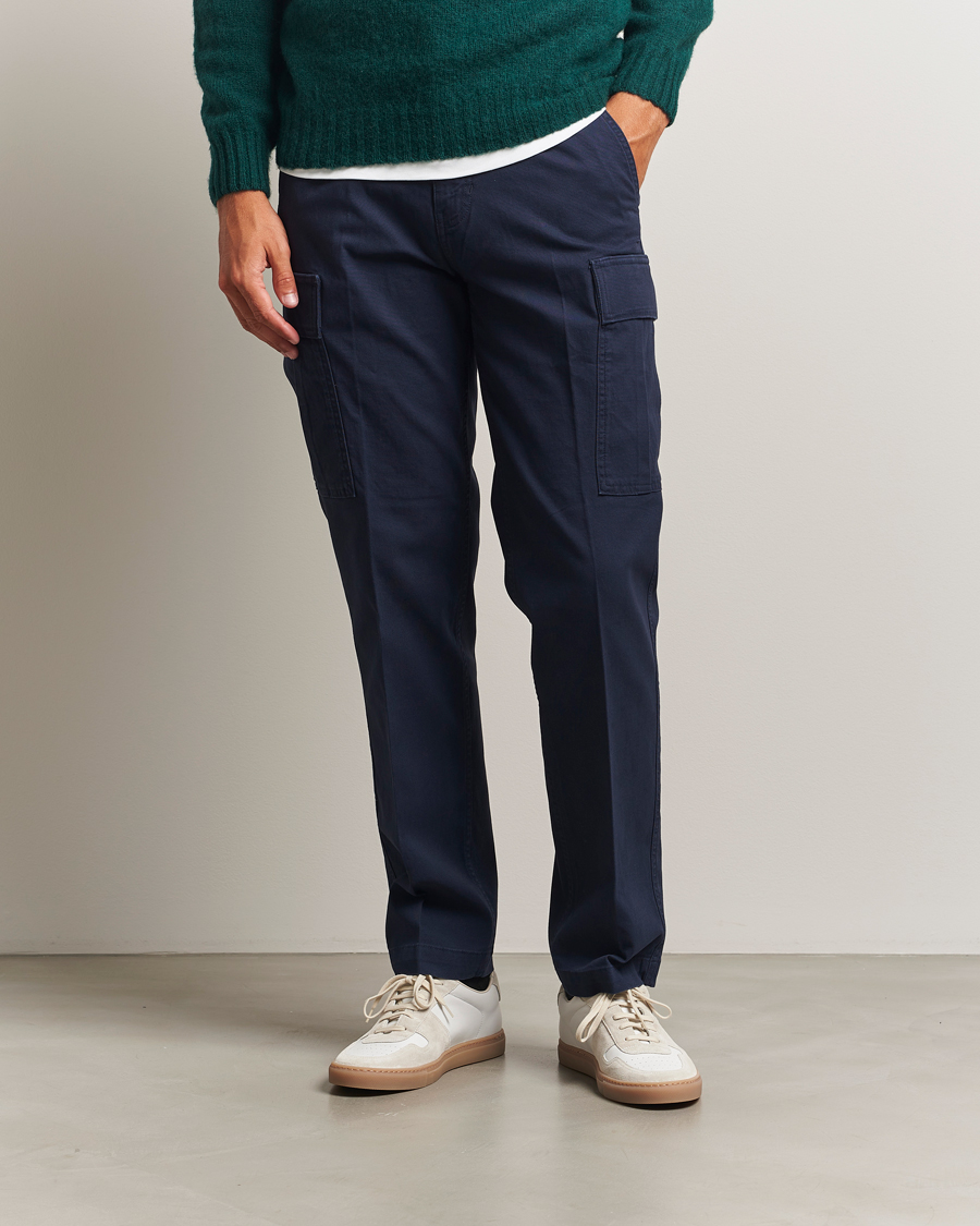 Men | Trousers | Dockers | Straight Cargo Pants Navy Blazer