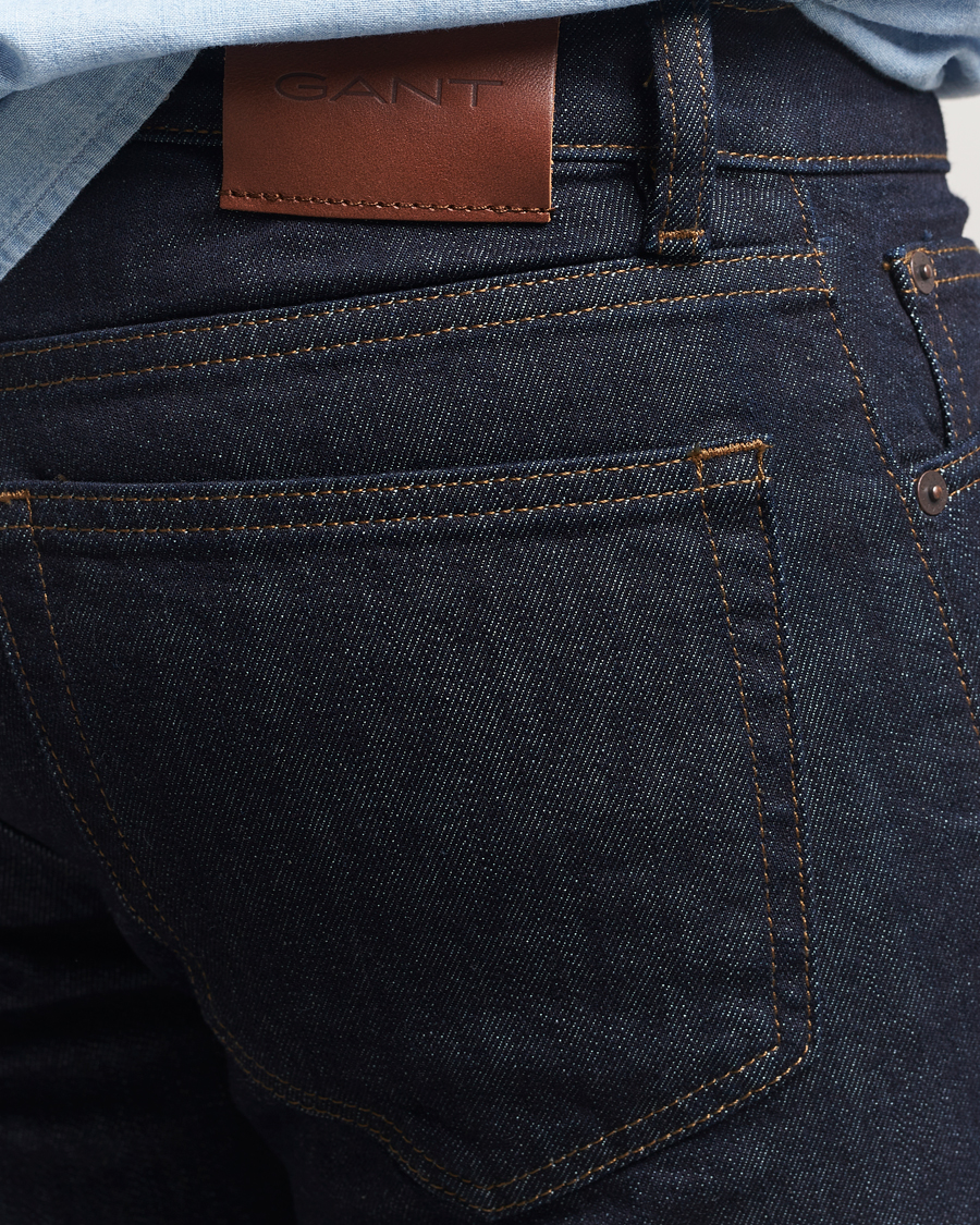 Men | Jeans | Gant | Regular Fit Jeans Dark Blue
