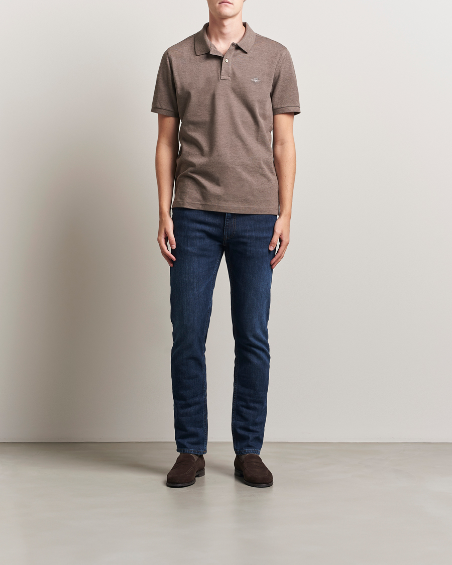 Men | Jeans | GANT | Regular Fit Jeans Dark Blue Worn In