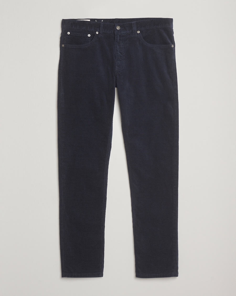 Men | Trousers | GANT | Cord 5-Pocket Jeans Evening Blue
