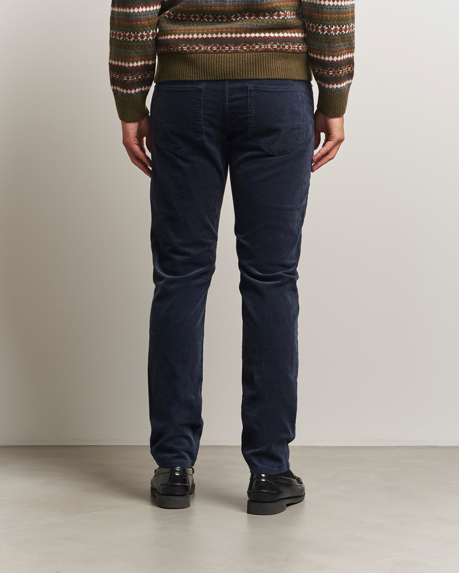 Men | Trousers | Gant | Cord 5-Pocket Jeans Evening Blue